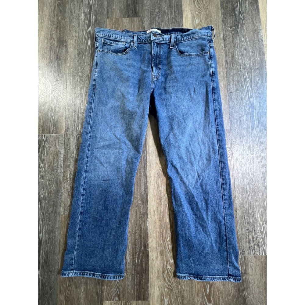 Signature Levi Strauss Loose Fit Jeans Mens 38x30 Blue Medium Wash Denim 5005